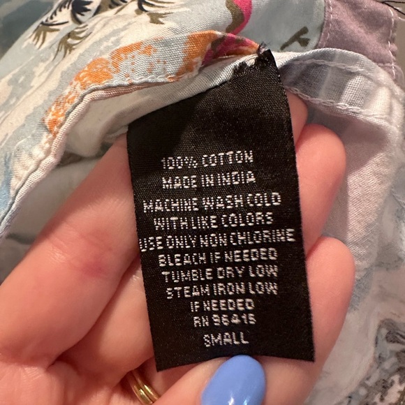 Artistry in Motion Cotton Tropical Hawaiian Short Sleeve Button Down Shirt Sz S - Picture 6 of 8